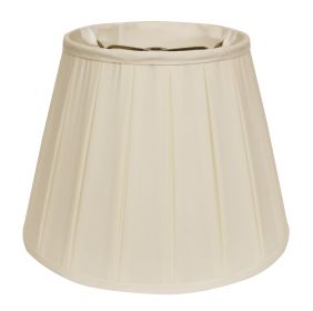 Slant English Box Pleat Softback Lampshade with Washer Fitter, Egg