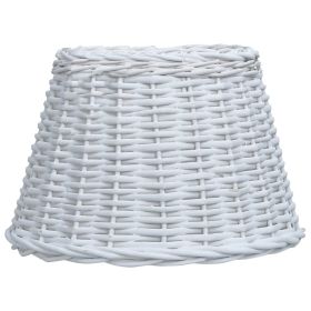 Lamp Shade Wicker 15"x9.1" White