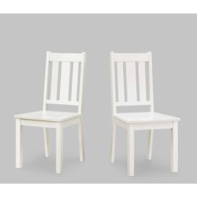 Dining Chair, Set of 2, White