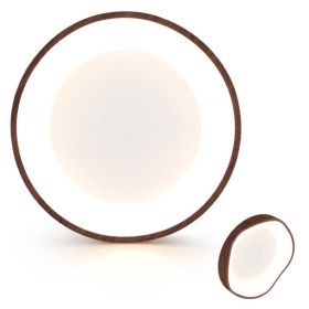 Modern Simple 24W LED Mount Ceiling Light (Color: BROWN, type: Ceiling Light)